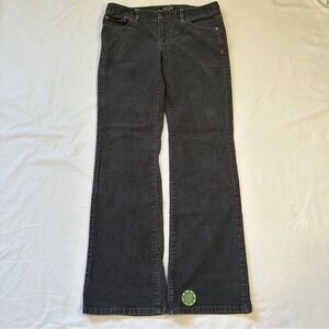 Vintage Ralph Lauren Polo Jeans Co Charcoal Gray Cordoroy Trouser Pants  6 X 32